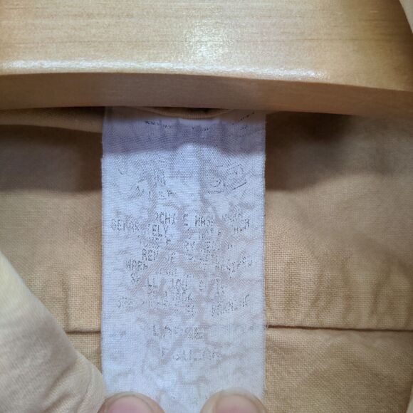 Carhartt Rugged Outdoor Wear Men's Button-Down Shirt Tan Large Vintage - Picture 10 of 13